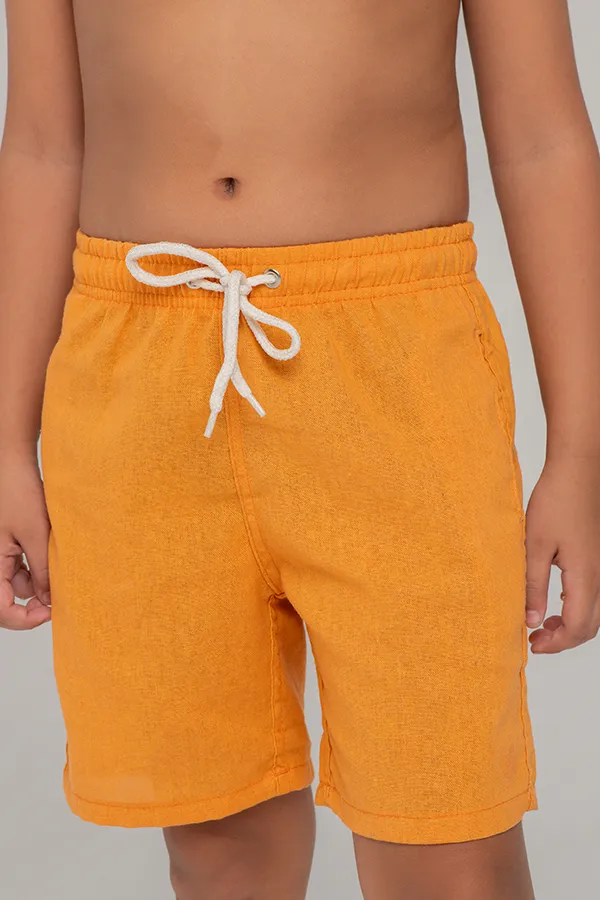 SHORT LINHO LISO - AMARELO2